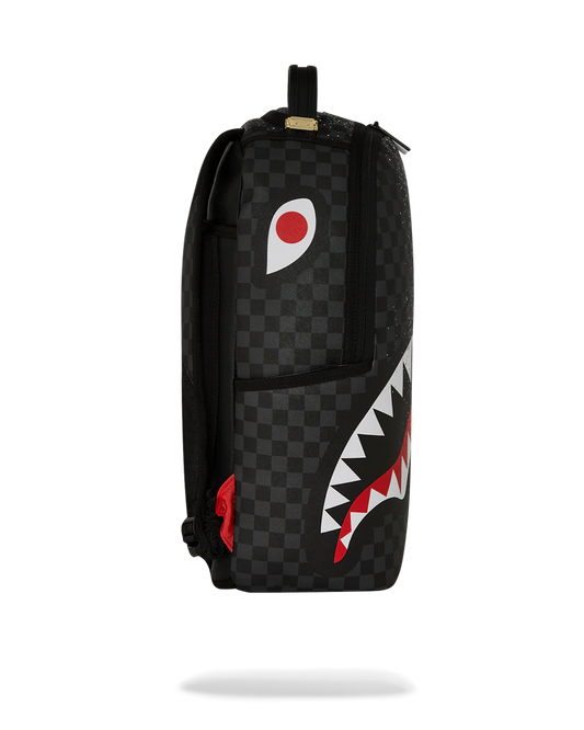 SPRAYGROUND GREY CHECK SCRIBBLE BACKPACK 910B7383MSZ