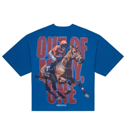 GODSPEED 'THOROUGHBRED' T SHIRT (BLUE)