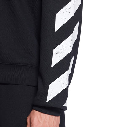 L/AB Off-White 'Diagonal' CREWNECK SWEATER (BLACK)