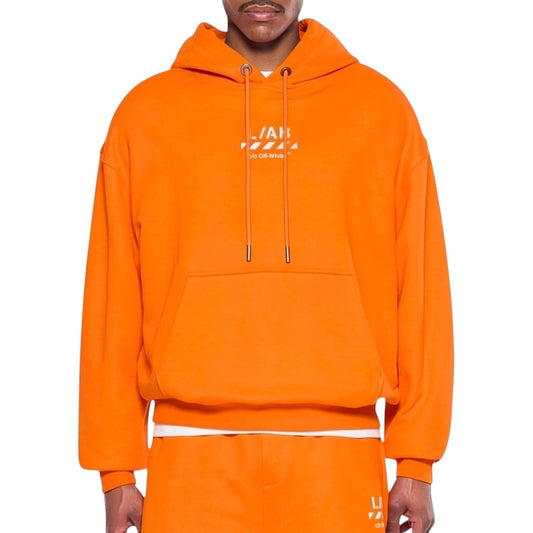 L/AB Off-White 'Core Diagonal' HOODIE (ORANGE TIGER)