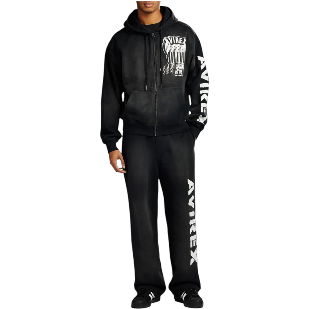 AVIREX WASHED/DISTRESS SWEATSUIT SETS