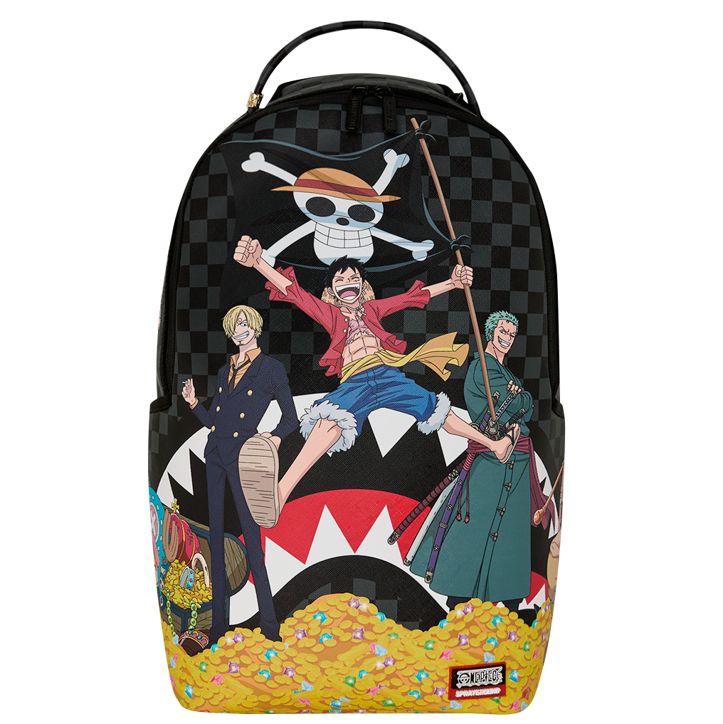 SPRAYGROUND ONE PIECE STRAW HAT CREW TREASURE TROVE BACKPACK