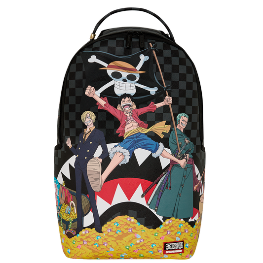 SPRAYGROUND ONE PIECE STRAW HAT CREW TREASURE TROVE BACKPACK