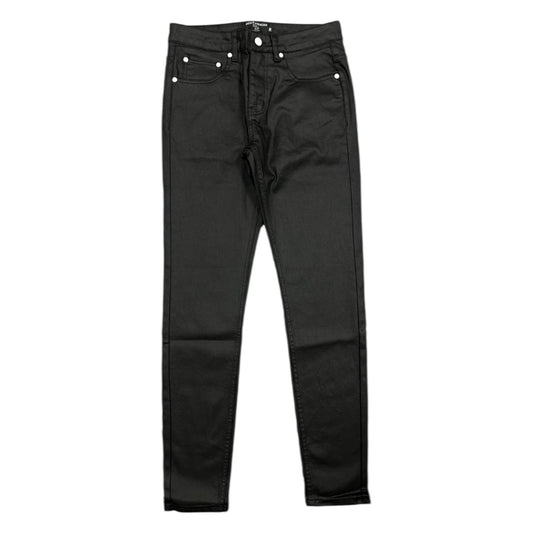 MIXED EMOTION 'BLACKOUT' WAX DENIM