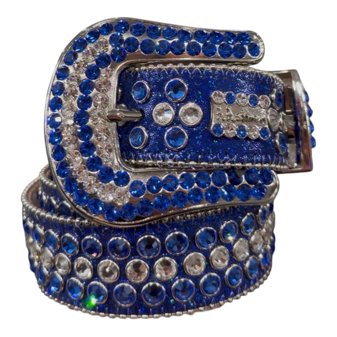 B.B. SIMON 'KHAYYAM' BELT (BLUE)