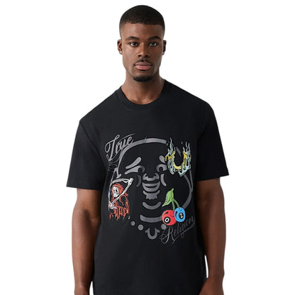 TRUE RELIGION BUDDHA HEAVYWEIGHT FACE TEE