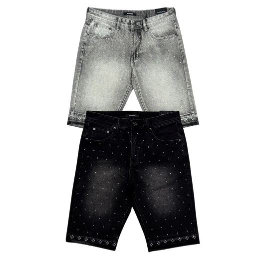 KINDRED EMBELLISHED DENIM SHORTS