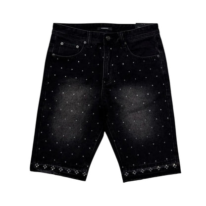 KINDRED EMBELLISHED DENIM SHORTS
