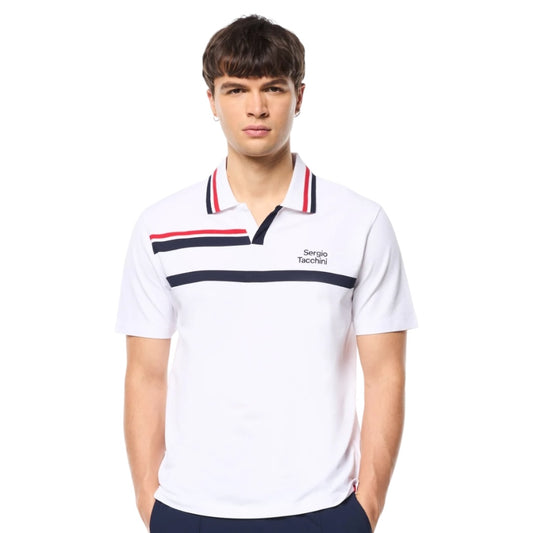 SERGIO TACCHINI 'SOLARE' POLO BRILLIANT WHITE