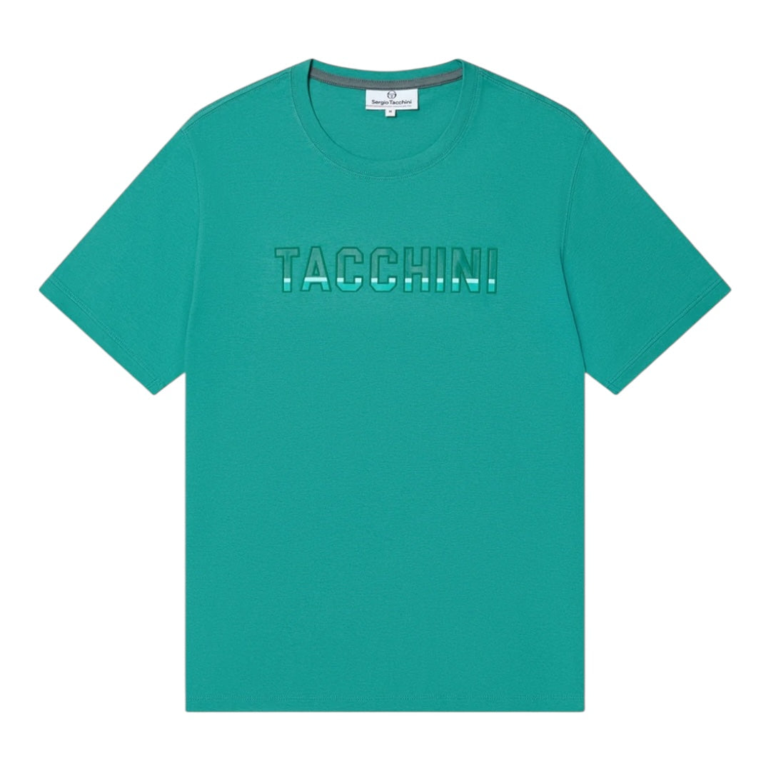 SERGIO TACCHINI 'STRISCE' T-SHIRT BOTTLE GREEN