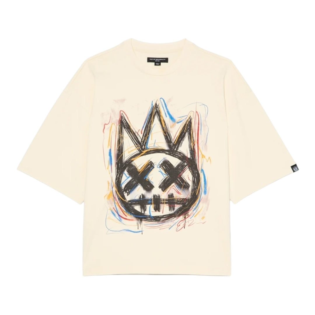 CULT OF INDIVIDUALITY 'SCRIBBLE LOGO' OVERSIZED TEE