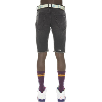 CULT OF INDIVIDUALITY 'ROCKER SHORT STRETCH w/ BELT'