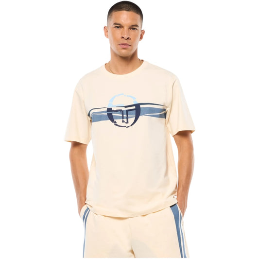 SERGIO TACCHINI 'ROTTO' T-SHIRT GARDENIA