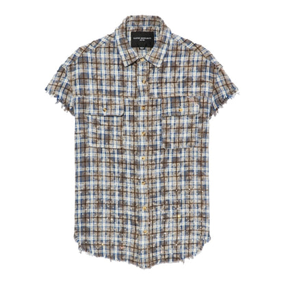 CULT 'SLEEVELESS WOVEN' SHIRT