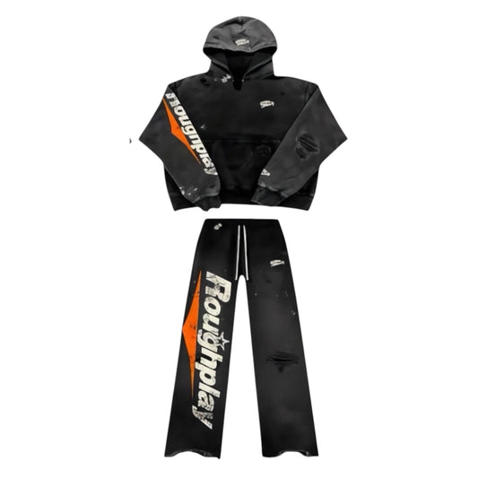 RoughPlay 'STRAIGHT LEG' SET (BLACK/ORANGE)