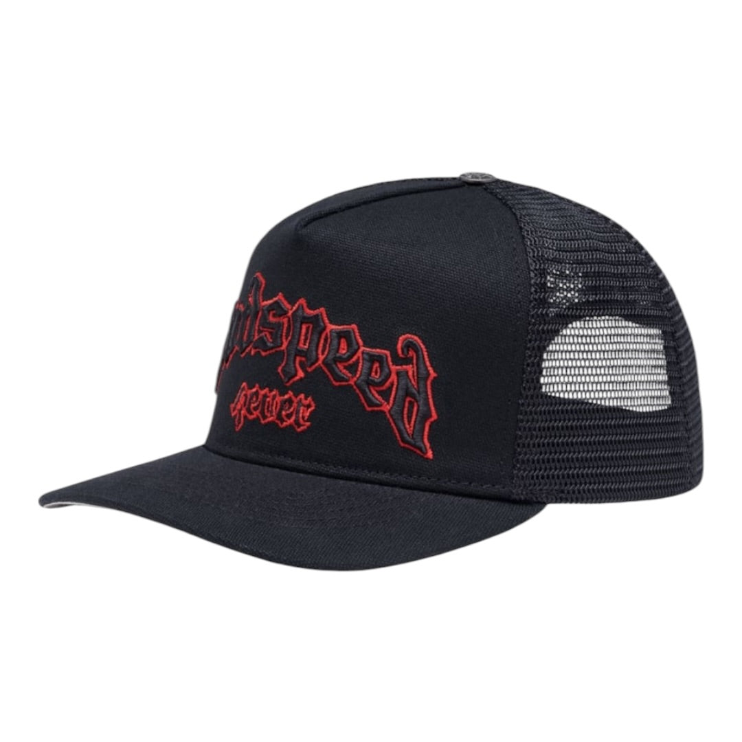 GODSPEED 'GS FOREVER' TRUCKER HAT(BLACK/RED)