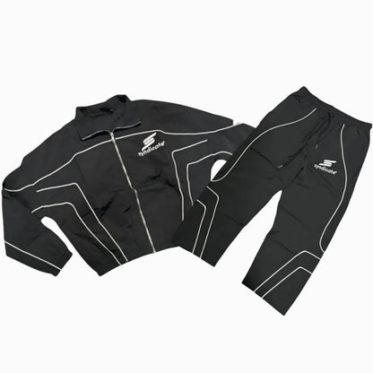 SYNDICATE NYLON TRACKSUIT | BLACK