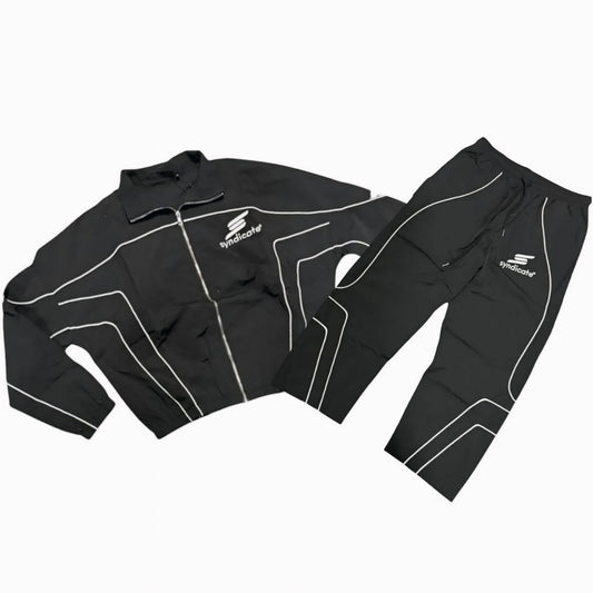 SYNDICATE NYLON TRACKSUIT | BLACK
