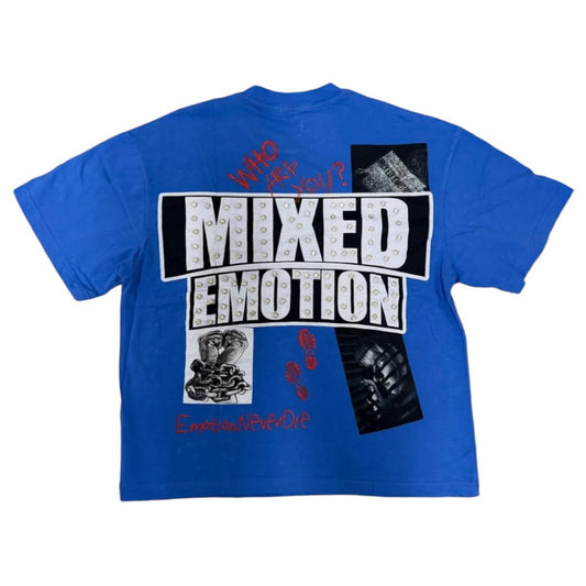 MIXED EMOTION 'LOST IDENTITY' TEE (BLUE)