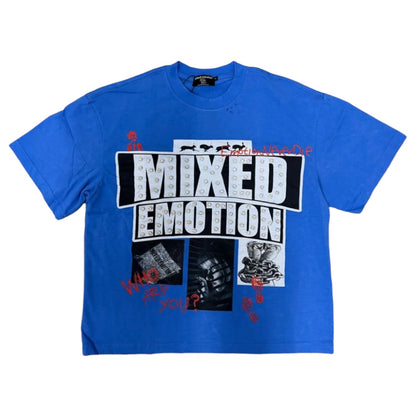MIXED EMOTION 'LOST IDENTITY' TEE (BLUE)