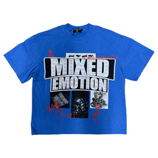 MIXED EMOTION 'LOST IDENTITY' TEE (BLUE)