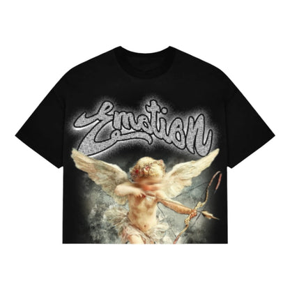MIXED EMOTION 'CUPID' CROPPED  TEE