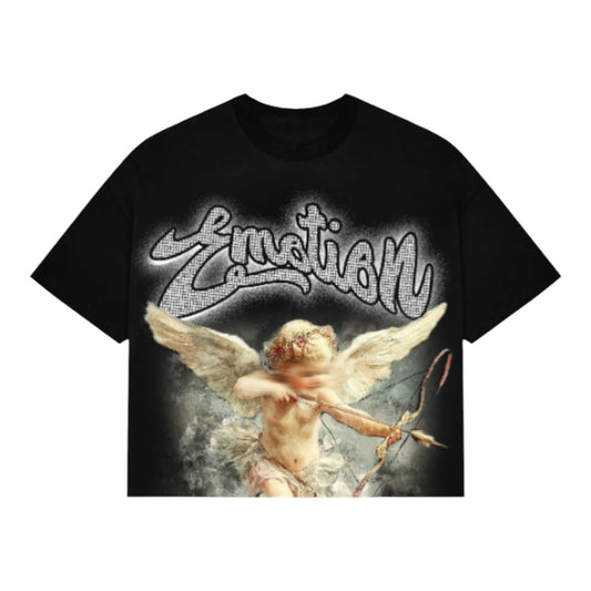 MIXED EMOTION 'CUPID' CROPPED  TEE