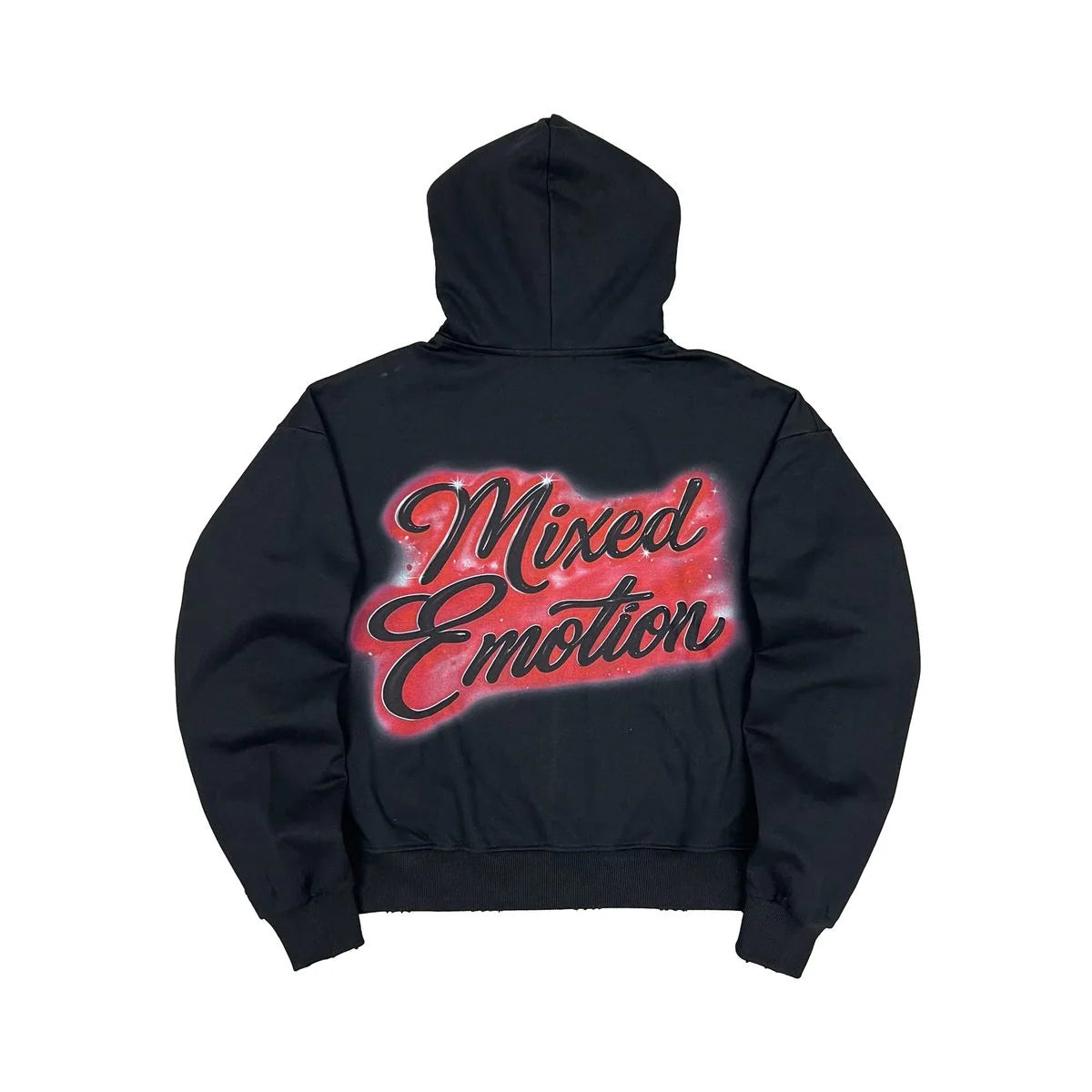 MIXED EMOTION 'Unveiled' HOODIE| BLACK