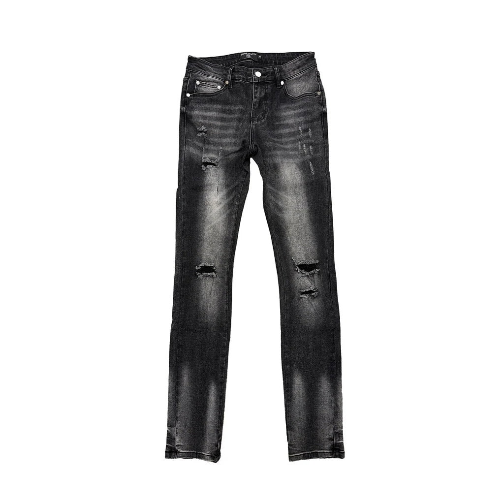 MIXED EMOTION '001' DENIM| BLACK