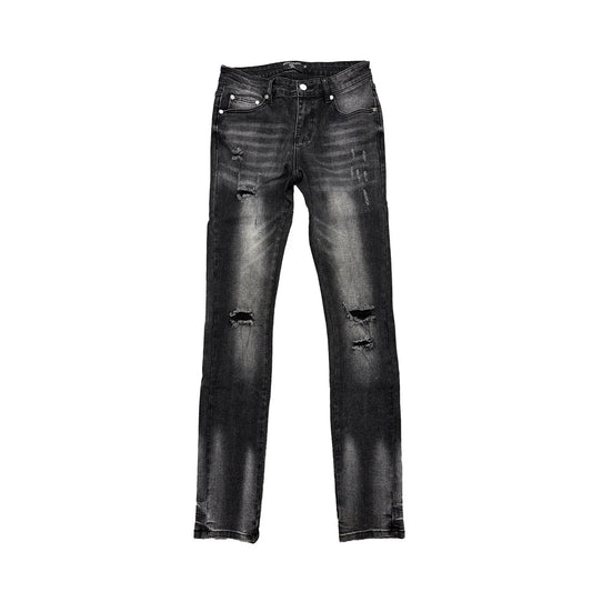 MIXED EMOTION '001' DENIM| BLACK