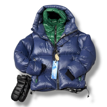 AFK-APQ-3094 ALPHASTYLE KUDU DOUBLE HOOD DOWN JACKET BLU