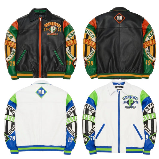 PELLE PELLE AMERICAN SODA CLUB LEATHER JACKET 425-37535