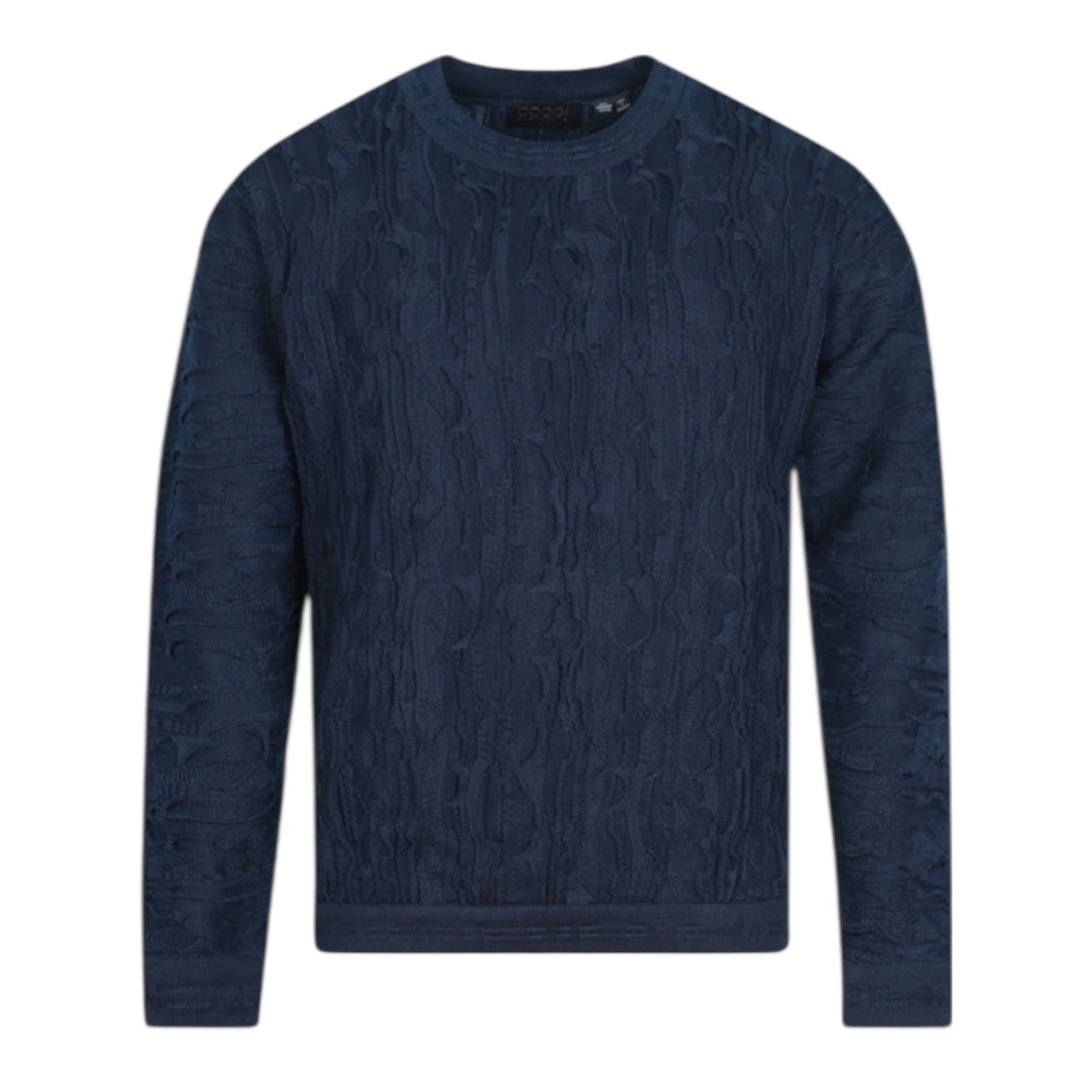COOGI NAVY CREWNECK SWEATER