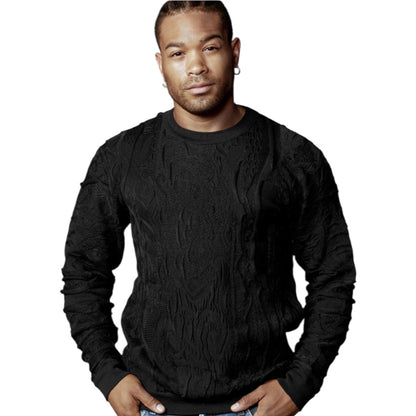 COOGI BLACK CREWNECK SWEATER