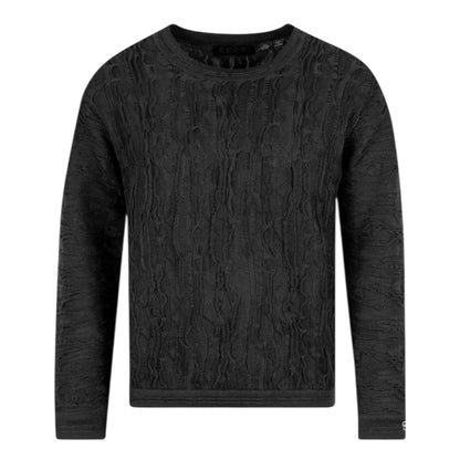 COOGI BLACK CREWNECK SWEATER