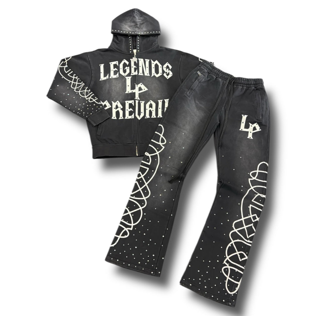 LEGENDS PREVAIL STUDDED SWEATSUIT SET