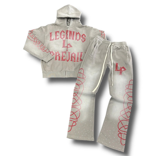 LEGENDS PREVAIL STUDDED SWEATSUIT SET