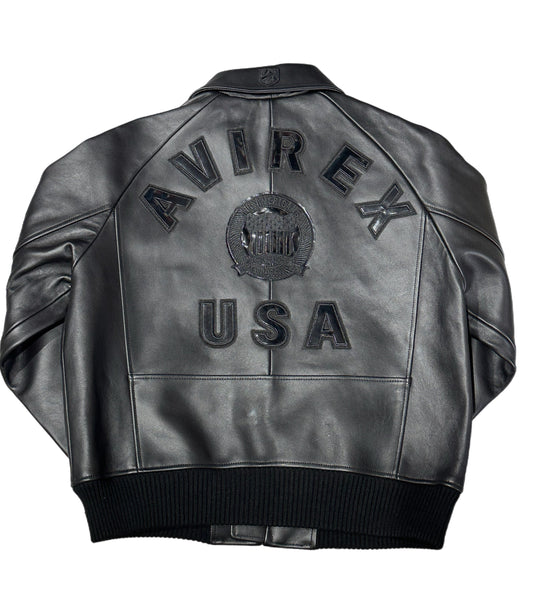 AVIREX ICON JACKET 44AVF20BO01  Jet black