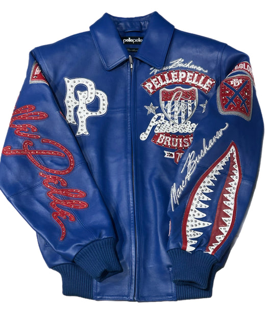 PELLE PELLE  324-37467 PELLE PELLE AMERICAN BRUISER JACKET Royal Blue