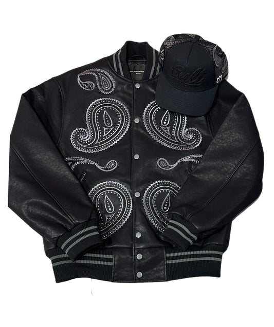 CULT OF INDIVIDUALITY 624B11-VJ66C paisley varsity black