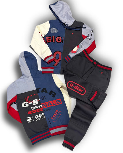 G-STAR RAW VARSITY HDD ZIP THRU SW L\S ASHOW SWEAT R (D24702-A971-G178)