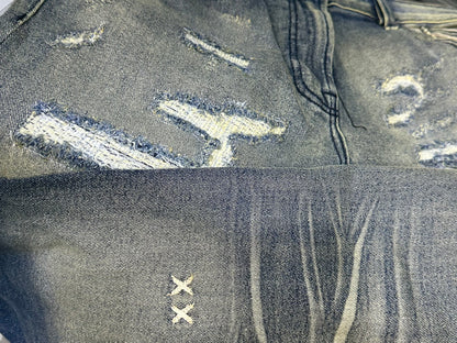 CULT OF INDIVIDUALITY PUNK SUPER SKINNY STRETCH w/BELT (622A2-SS04D) INO