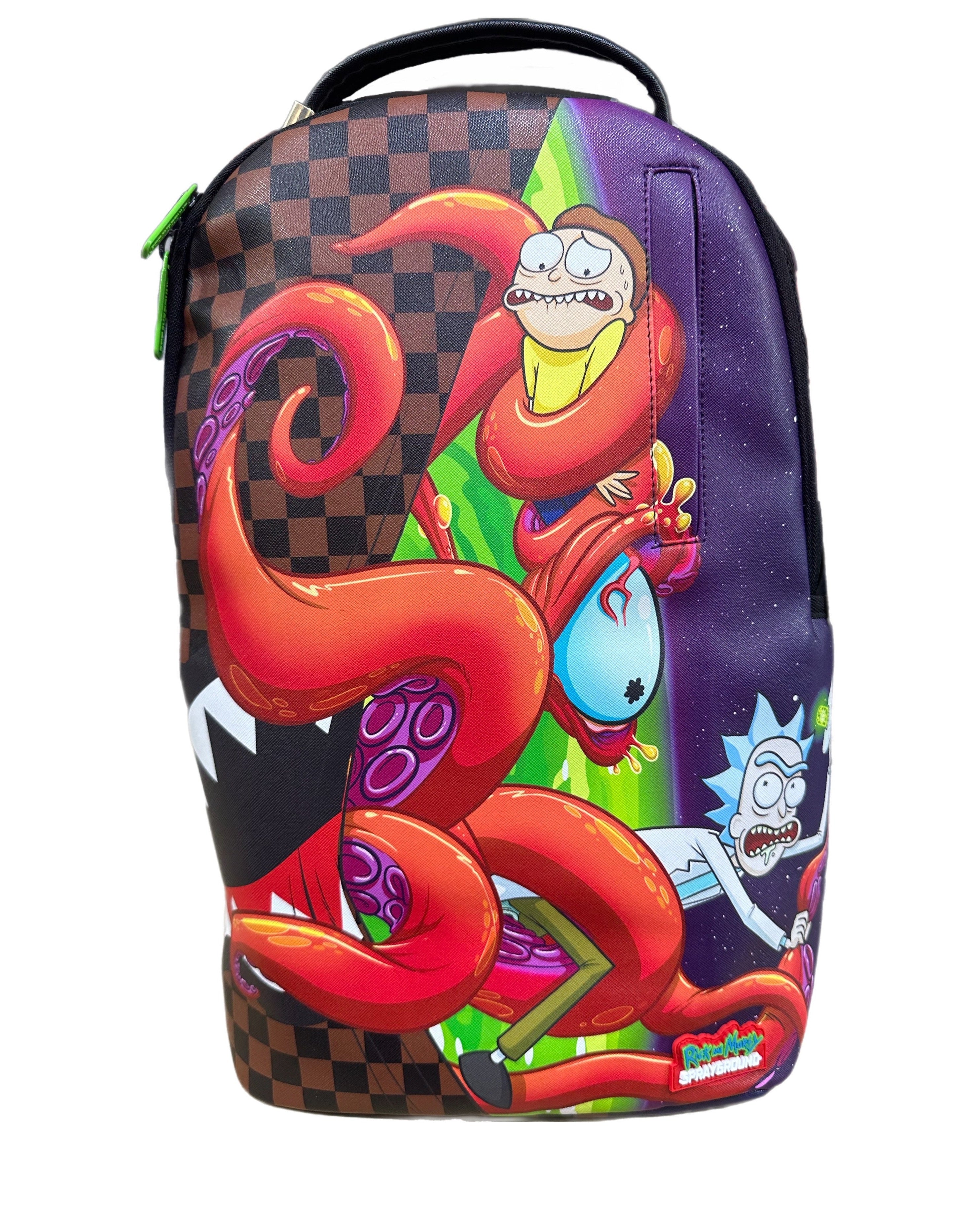 Sprayground x rick and morty on sale