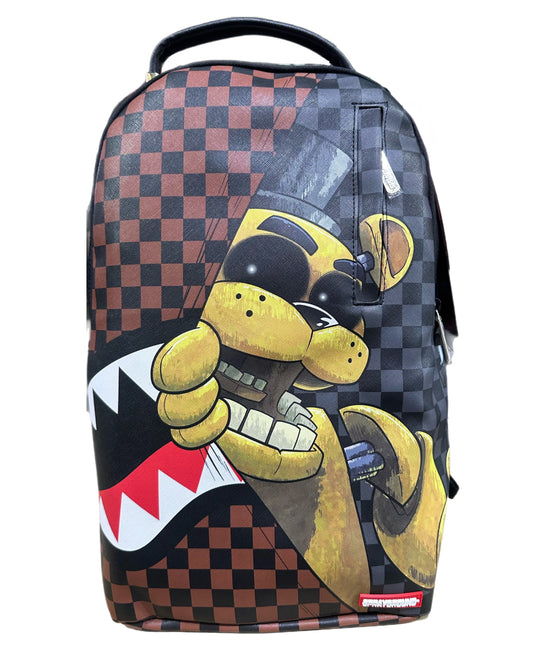 SPRAYGROUND (910B6228NSZ) 5 NIGHTS AT FREDDYS SNEAK GOLDEN BACKPACK