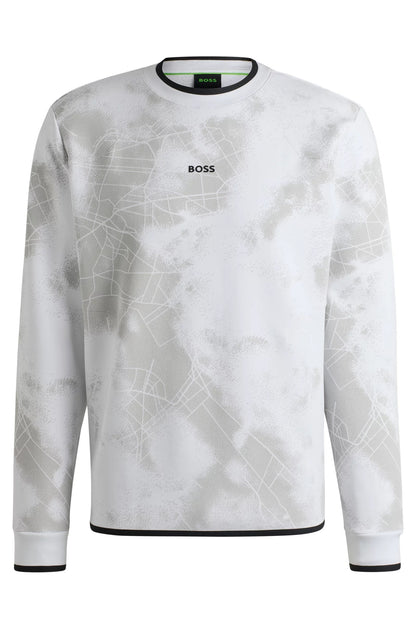 HUGO BOSS 50523384 BOSS SALBION SWEATSHIRT 100/WHITE