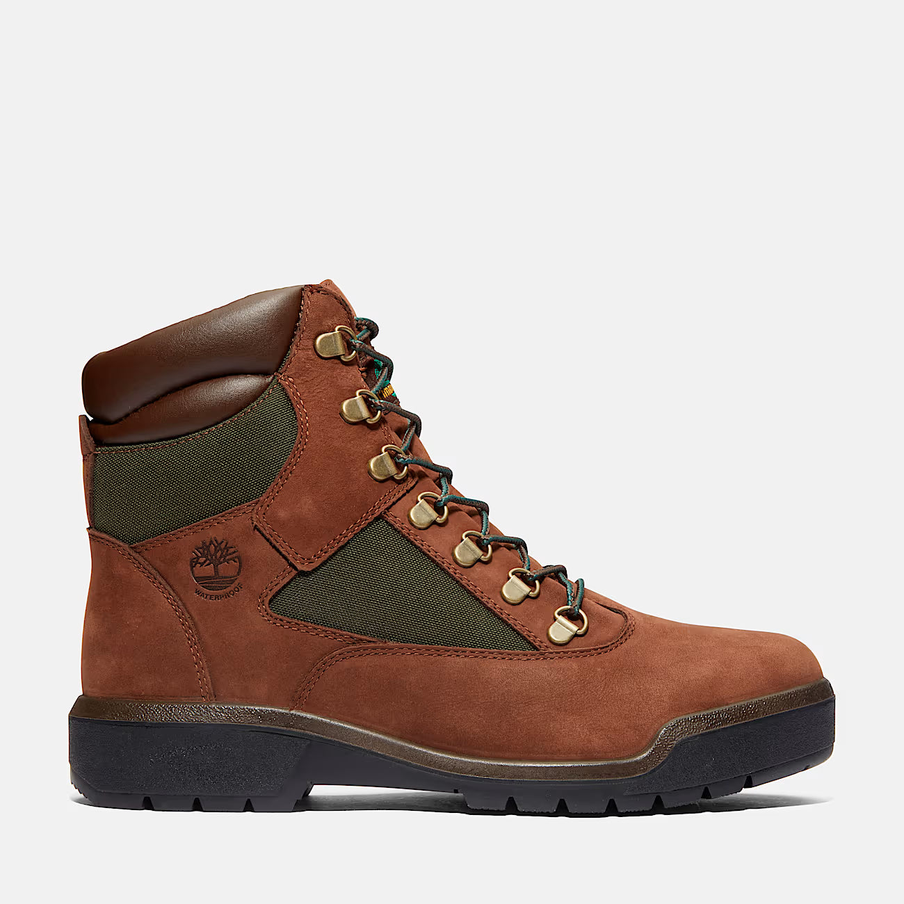 TIMBERLAND 6-INCH WATERPRROOF FIELDBOOT BEEF AND BROCCOLI