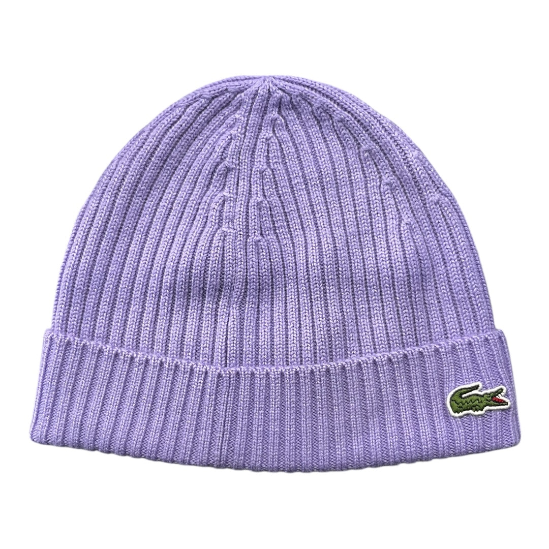LACOSTE BRUSHED WOOL BEANIE
