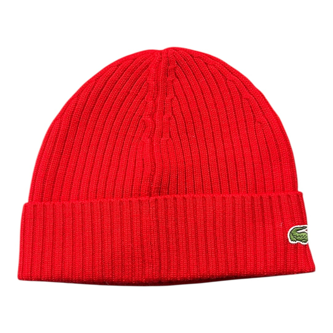 LACOSTE BRUSHED WOOL BEANIE