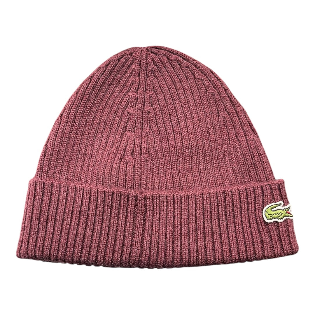 LACOSTE BRUSHED WOOL BEANIE