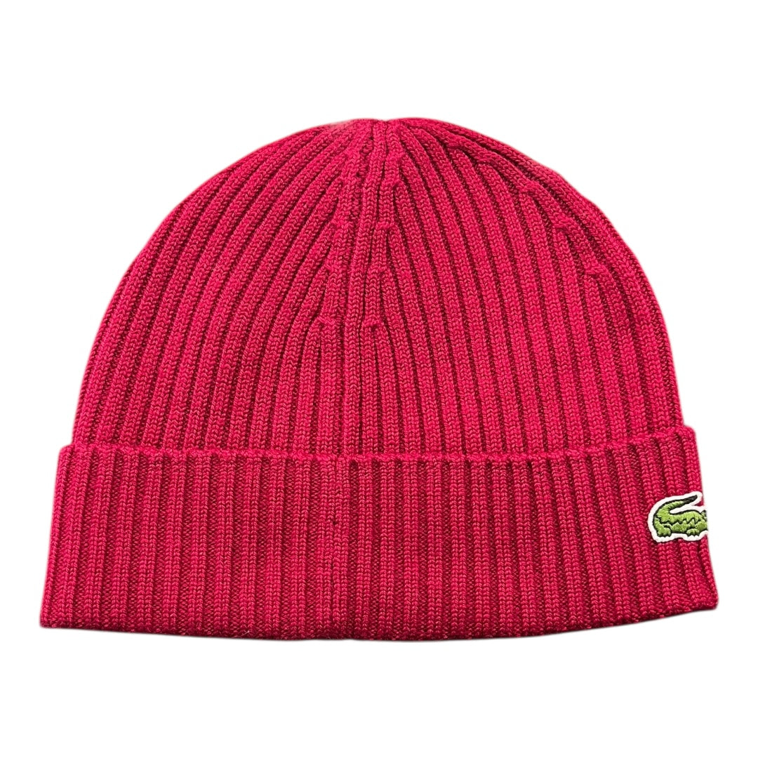 LACOSTE BRUSHED WOOL BEANIE